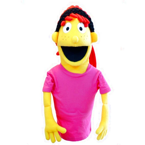 Puppedcation Customizable Girl Puppet #1 - Professional Puppet Ministry, School, Church