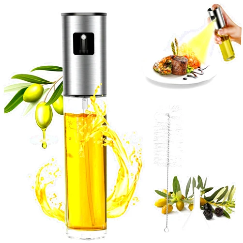 Volikos Oil Sprayer for Cooking, Olive Oil Spray Bottle, 100ml Olive Oil Sprayer Mister for Salad Making, Frying, BBQ, Air Fryers, Kitchen Baking