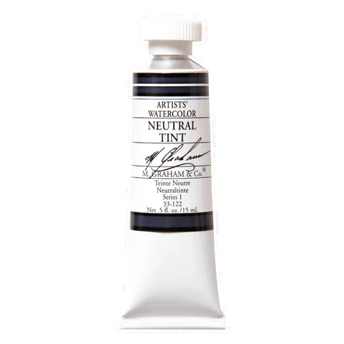 M. Graham & Co. M. Graham 1/2-Ounce Tube Watercolor Paint, Neutral Tint