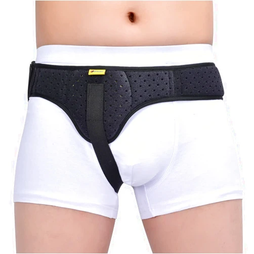 Tenbon Hernia Belt Truss for Men and Women Left or Right Side Supportive Groin Pain with Removable Compression Pads for Pre or Post-Surgical Scrotal, Femoral, Comfortable Adjustable Waist Strap Guard