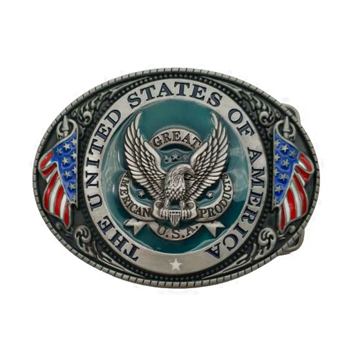 Xwest Buckle Rage Belt Buckle Oval Eagle
