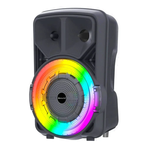 Supersonic IQ Sound IQ-5708DJBT 8-inch Portable Bluetooth Speaker with 8