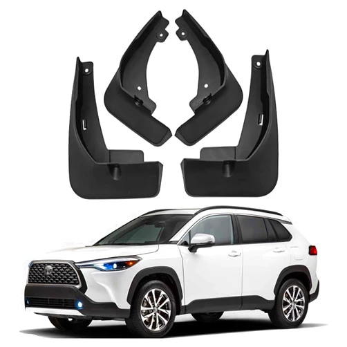 PFHAN 4 Pcs Car Mud Flaps for Toyota Corolla Cross 2020-2023| Front Rear Splash Mudguards Auto Wheel Fender Protection Accessories
