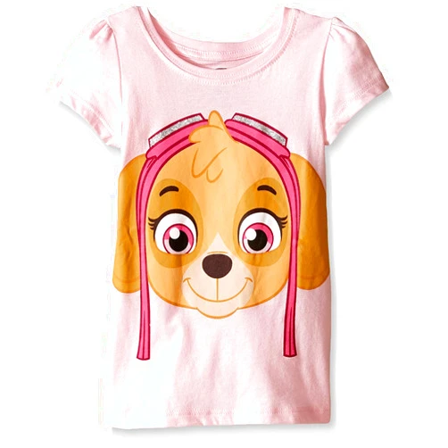 Nickelodeon Little Girls' Paw Patrol Short Sleeve T-Shirt Shirt