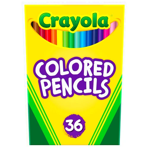 Crayola Colored Pencils (36ct), Kids Pencils Set, Art Supplies, Great for Coloring Books, Classroom Pencils, School Supplies, 3+