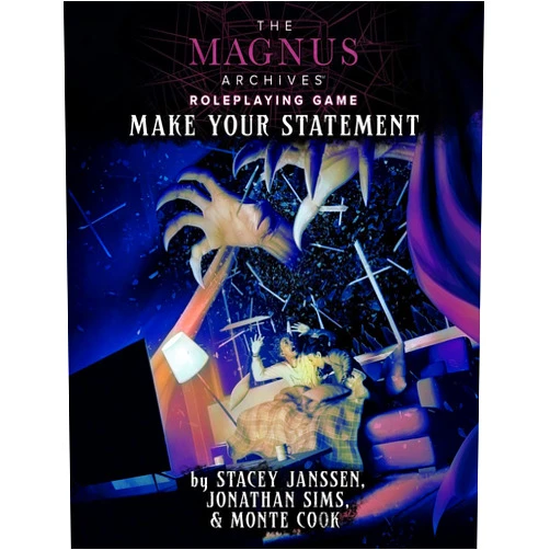 Monte Cook Games Make Your Statement by Monte Cook Games | 10 Horror Investigations Adventure Book Expansion | 128 Pages