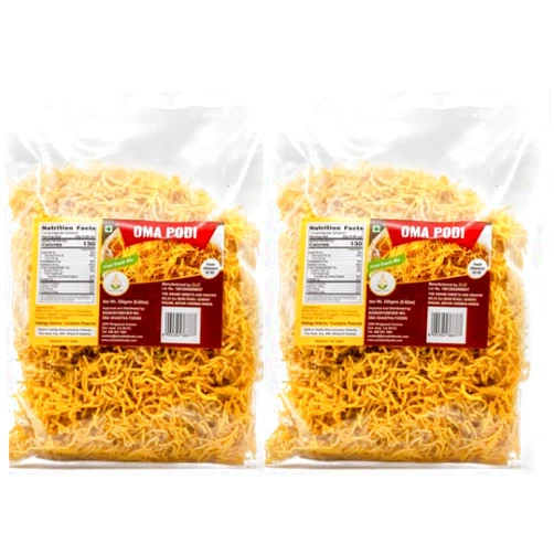 SHASTHA FOODS Grand Sweets and Snacks (GSS) Oma Podi (Pack of 2) Each Pkt 250 Gms (B-P)