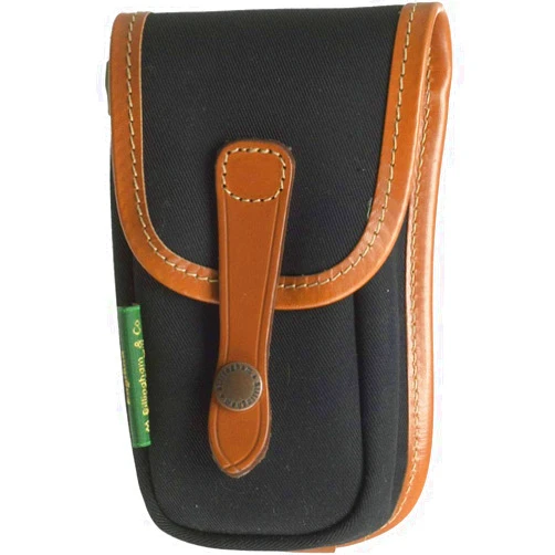 Billingham Avea 3 Pouch - Black Canvas with Tan Leather Trim