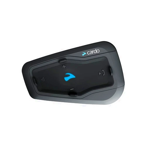 Cardo FRC2P101 - FREECOM 2 Plus Motorcycle 2-Way Bluetooth Communication System Headset - Black, Dual 2 Pack