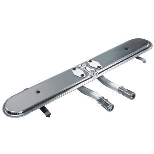 GrillPro 25723 15.5-Inch Fit Universal Bar Burner, Silver