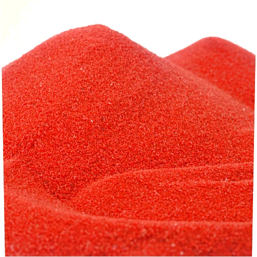 Activa Bright Red Decorative Colored Sand in Resealable Bag, 5lb (2.27kg) | Fine Grain & Fade-Proof Sand for Arts & Crafts