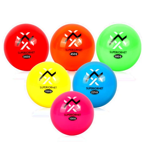 SUPERIORNET 6 Pack Poly Practice Baseballs & Softballs, Various Weighted Balls for Throwing, Hitting and Pitching