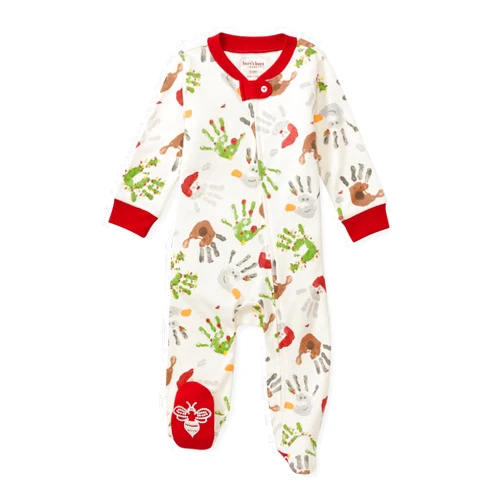 Burt's Bees Baby Girls Footed One-Piece Pajamas, Sleep and Play Loose Fit, 100% Organic Cotton, Sizes NB to 6-9 Months