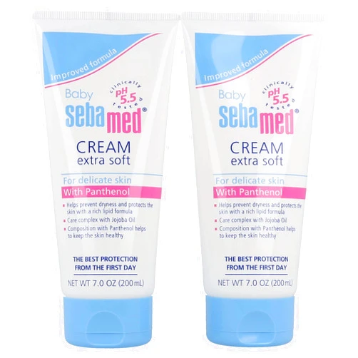 Sebamed Baby Cream Extra Soft, 7 oz, 2 Pack 6.76 Fl Oz (Pack of 2)