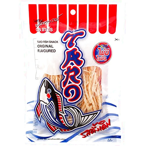 Taro, Fish Snack, Original Flavour, net weight 30 g (Pack of 6 pieces) / Beststore by KK8