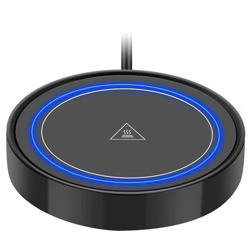 Dimux Coffee Mug Warmer, Electric Beverage Warmers for Office Home Desk Use, Smart Cup Warmer Thermostat Coaster for Hot Coffee Tea Espresso Milk Candle Wax with Gravity Switch Auto On/Off 135F