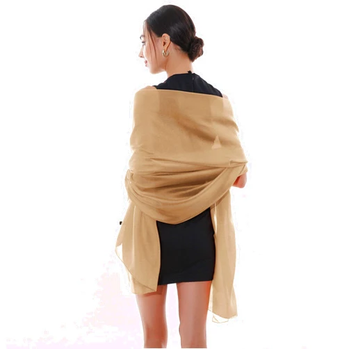 RIIQIICHY Women Shawls and Wraps for Evening Dresses Like Chiffon Silk Scarf Formal Silky Pashmina Shawls for Weddings