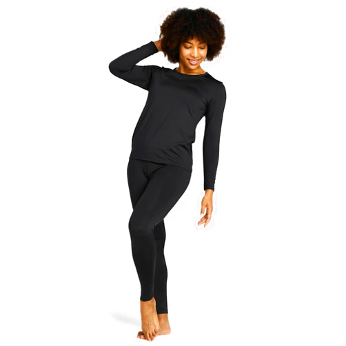 LAPASA Women's Thermal Underwear Set Fleece Lined Long Johns Top & Bottom Soft Base Layer Light/Mid/Heavy Weight L17/ L41/L44
