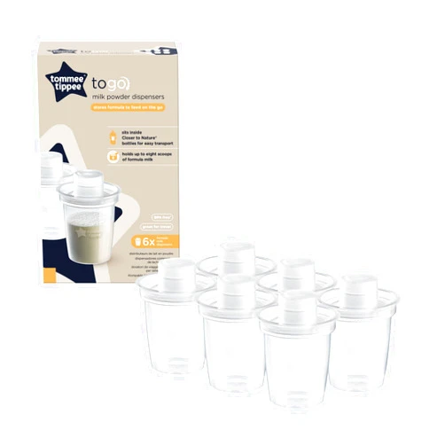 Tommee Tippee Closer To Nature Milk Powder Dispensers x 6