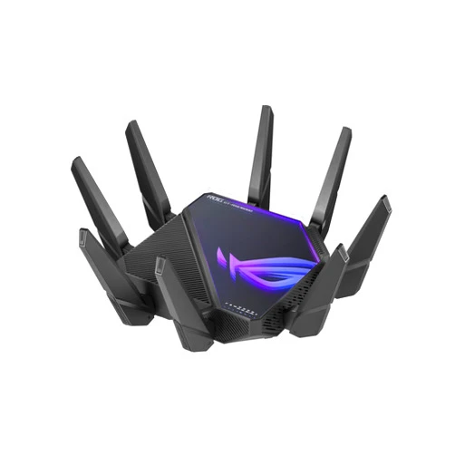 ASUS ROG Rapture WiFi 6E Gaming Router (GT-AXE16000) - Quad-Band, 6 GHz Ready, Dual 10G Ports, 2.5G WAN Port, AiMesh Support, Triple-Level Game Acceleration, Lifetime Internet Security, Instant Guard