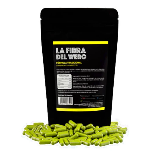 La Fibra del Wero FIBRA DEL WERO | Cactus Fiber with Pink Grapefruit | 100% Natural Supplement | Package “Three Months”