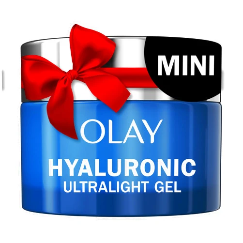 Olay Regenerist Hyaluronic + Peptide 24 Gel Face Moisturizer, Fragrance-Free, Trial Size, .5 oz