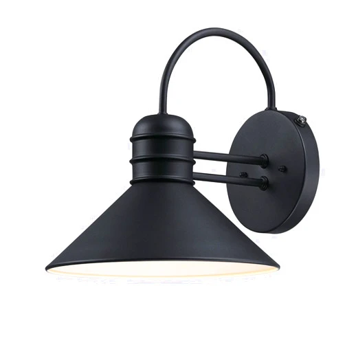 Westinghouse 6120500 Watts Creek Craftsman-Style One Light Outdoor Wall Fixture with Dusk to Dawn Sensor, Textured Black Finish