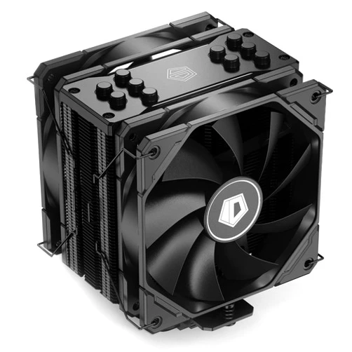 ID-COOLING SE-225-XT BLACK CPU Cooler 5 Heatpipes CPU Air Cooler 2x120mm Push-Pull PWM Fans CPU Fan for Intel/AMD, LGA 1700 Compatible