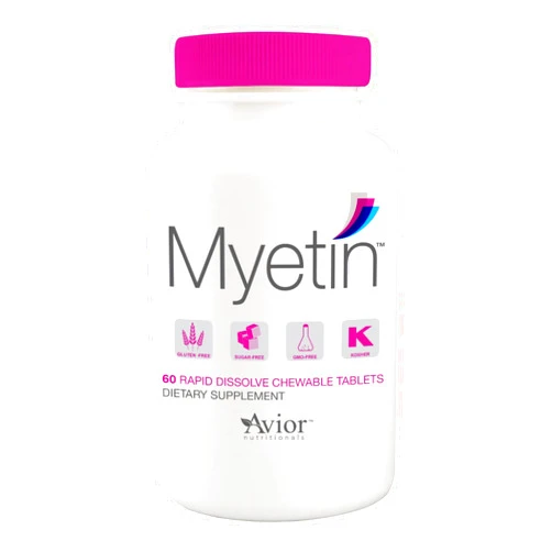 Kaxilu Myetin Stress Relief Supplement - Supports Mood & Mental Focus - Feel Calm and Relaxed - Eases Tension & Nervousness 60 Rapid Chewable Tablets