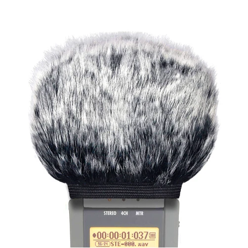 SUNMON Microphone Windscreen Muff for Zoom H4N Portable Digital Recorders - Outdoor Mic Windshield Wind Cover Pop Filter