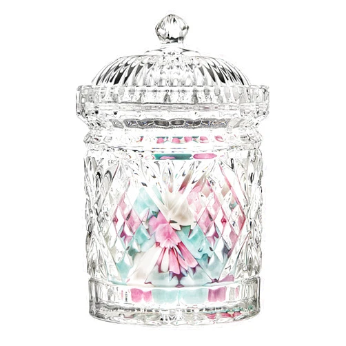 Godinger Canister Set, Crystal Canisters Food Storage Jars - Dublin Collection, Set of 3
