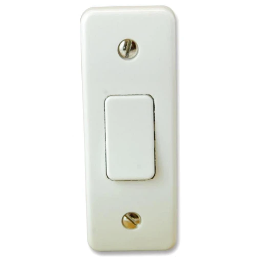 Mk (Electric) 1 Gang 2 Way SP Architrave Switch