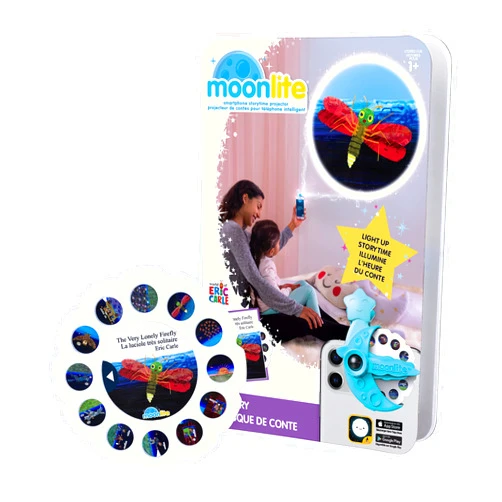 Moonlite Storybook Reels for Flashlight Projector, Kids Toddler | The Very Lonely Firefly | Single Reel Pack Story for 12 Months and Up
