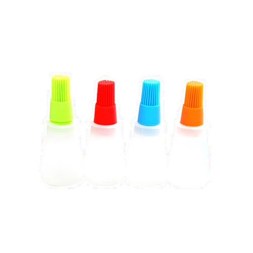 ZYluoke 4 pcs Kitchen Silicone Oil Bottle Brush Cake Butter Cream Baster Brushes Kitchen Barbecue Cooking Baking Pancake BBQ Basting Tool