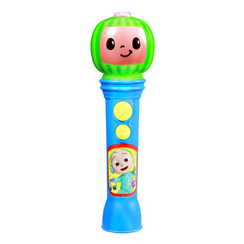 CoComelon eKids CO-070, Musical Toddlers with Built Songs, Kids Microphone Designed for Fans of Cocomelon Toys and Gifts, Multicolored