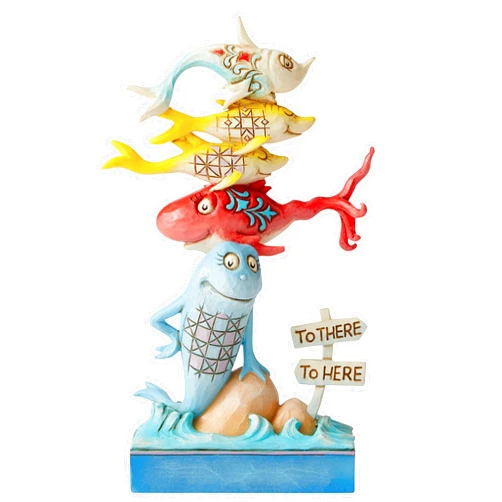 Enesco Jim Shore Dr Seuss One Fish Two Fish Figurine 6006481 New