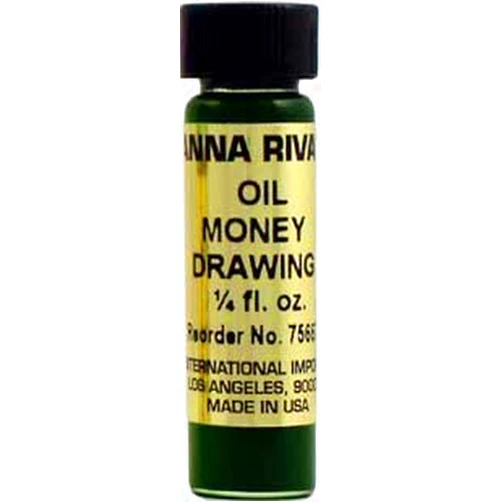 Anna Riva Oil- Money Drawing 1/4 fl. oz ~ for Anointing Candles, Charms & Altar Tools ~
