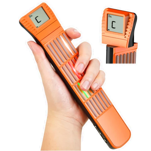 Ueteto Smart Pocket Guitar, Mini Chord Trainer with Rotatable Screen and Lighting Feedback, Three Modes for Guitar Beginners, Trainers and Travel, Silent Practice
