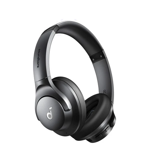 Soundcore by Anker Q20i Hybrid Active Noise Cancelling Headphones, Wireless Over-Ear Bluetooth, 40H Long ANC Playtime, Hi-Res Audio, Big Bass, Customize via an App, Transparency Mode
