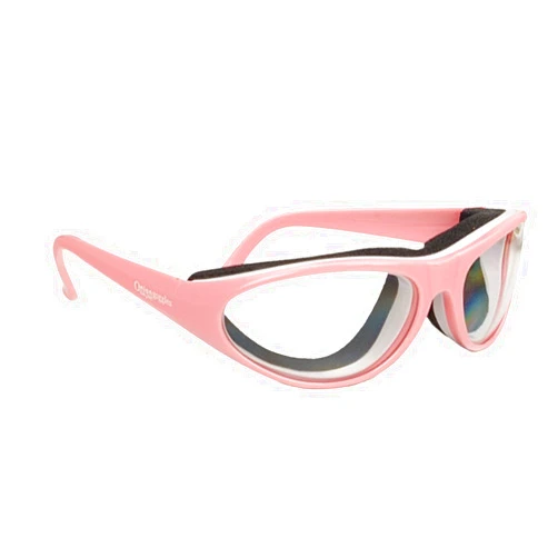 RSVP Tearless Pink Kitchen Onion Goggles, supports Breast Cancer Awareness