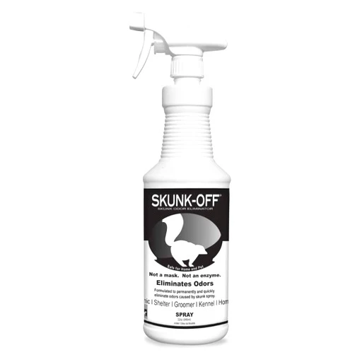 Odorcide Skunk Off Odor eliminator pet spray 32oz - Safe for head & face - Ready to use skunk odor remover. Non-enzymatic formula safe for pets & people.