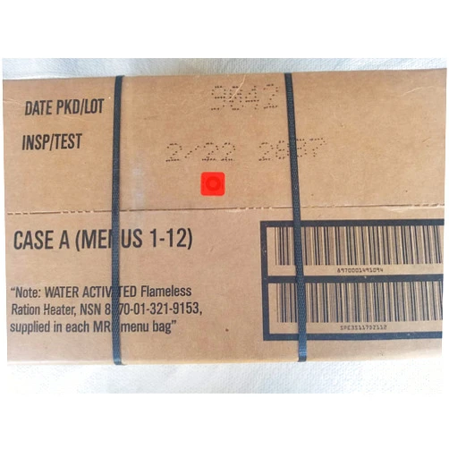 LoJo Surplus MRE Meals Ready to Eat Factory Sealed Case A Freshest dates avail 2022 inspect dates Meals 1-12