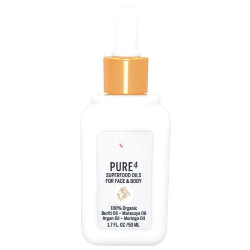 Miracle Elixir Collection Joyce Giraud Pure4 Face & Body Superfood Oils, 100% Organic, Suitable for All Skin Types, 1.7 Fl. Oz