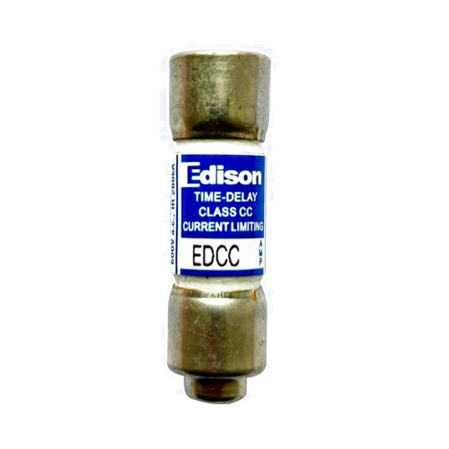 Edison EDCC25 Fuse 25 Amp 600V Slow Blow Class CC Time Delay Fuse Bussmann EDCC-25