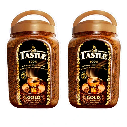 Café TASTLÉ Cafe Tastle Gold Freeze Dried Instant Coffee, 2 jars of 17.85 oz (35.70 Oz)