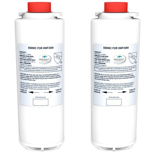 KrohneTec 55898C Replacement for Halsey Taylor 55898C WaterSentry Filter (9 inches No Chip - 2 Pack)