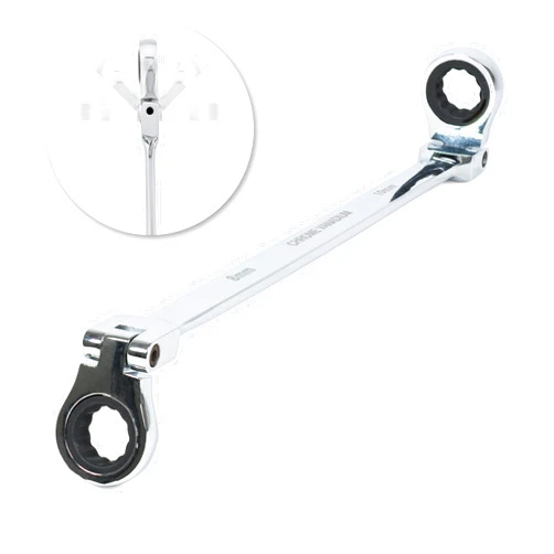 ABN Ratcheting Wrench - 8 and 10mm Ratchet Tool Double End Flex Head Replacement Tool for Metric Ratcheting Wrench Set