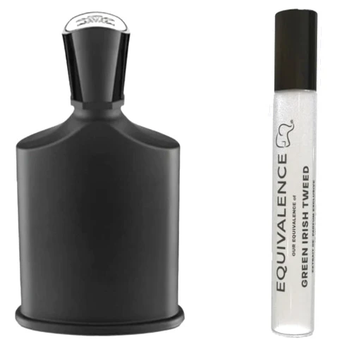 Equivalence of Green Irish Tweed Extrait de Parfum (0.3 fl oz) - Long Lasting 12-14 Hours Perfume Oil Concentrated Spray for Men, Women, All Skin Types - 99% Same Fragrance(Large bottle not included)