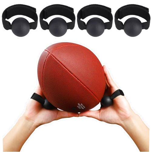 TOBWOLF 4PCS American Football Catching Trainer Band, Rugby Football Catching Receiver Trainers, Football Receiving Training, Volleyball Catching Training Hand Strap Beginner Practice Fingertip