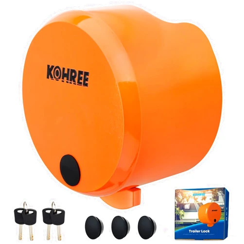 Kohree Heavy Duty Trailer Coupler Lock, RV Trailer Locks fit 2-5/16 inches, 2